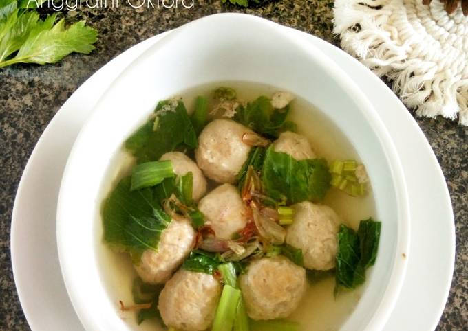 Resep Bakso Daging Sapi oleh Anggraini Oktora - Cookpad