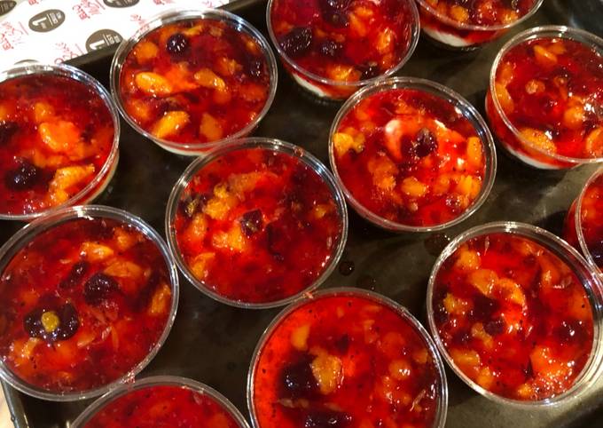 Step-by-Step Guide to Make Gordon Ramsay Cranberry Orange Pretzel salad