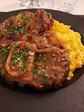 Osobuco con risotto a la milanese