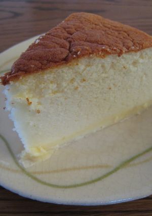 A picture of Use Sliced Cheese! Souffle Cheesecake.