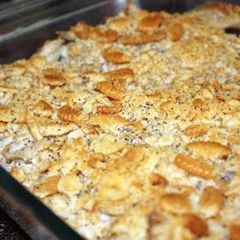 A picture of poppy seed chicken.