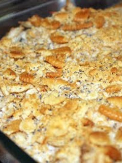 A picture of poppy seed chicken.