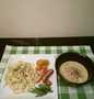 Easy Way Prepare Recipe Handmade Pasta With Carbonara Dipping Sauce that is Can Pamper Your Tongue, Delicious}