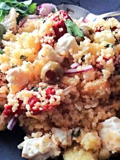 A picture of Mediterranean Couscous Salad.
