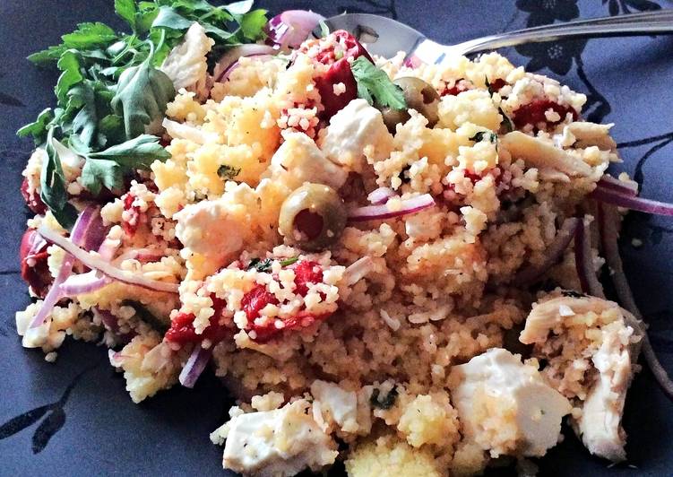 Simple Way to Prepare Quick Mediterranean Couscous Salad