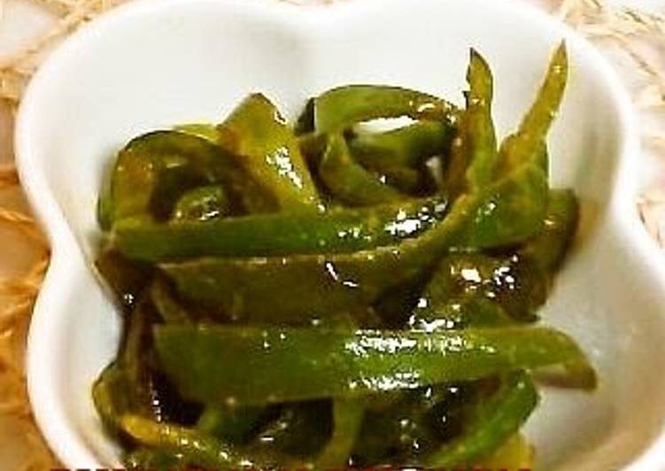 Easiest Way to Make Super Quick Homemade Curry Flavored Green Pepper