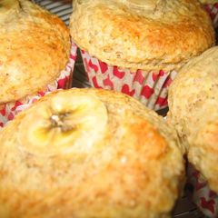 A picture of Oil and Egg-Free Soy Milk Banana Muffins.