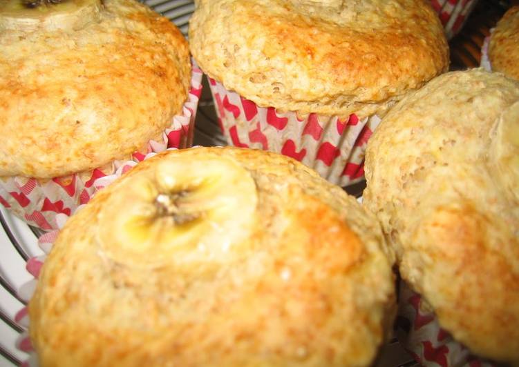 Simple Way to Prepare Perfect Oil and Egg-Free Soy Milk Banana Muffins