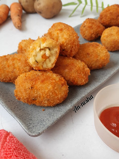 Foto resep 89.Kroket Mie