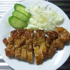 A picture of Simple Pork Roast Cutlet Steak.