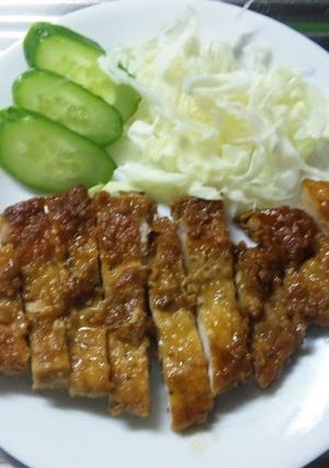 A picture of Simple Pork Roast Cutlet Steak.
