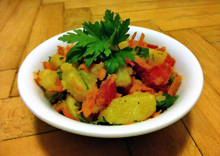 Simple Way to Prepare Homemade Potato Salad ^^