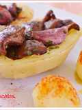 Patatas rellenas de setas (Thermomix)