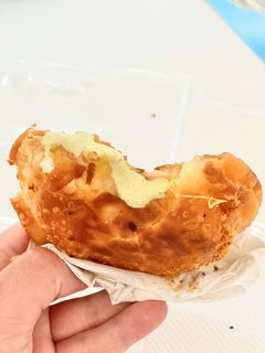 Una foto de Pasteles venezolanos de Papa y Jamón