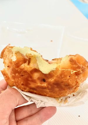 Una foto de Pasteles venezolanos de Papa y Jamón