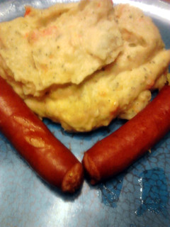 A picture of Mixed Veggie & Cheddar Mashed Potatoes.