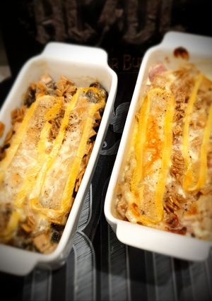Une photo de Croziflette (originale + végé)