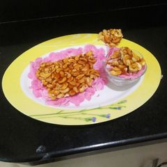 Cashew chikki A picture of Cashew chikki.