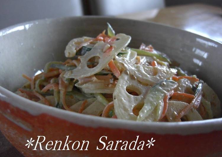 Recipe of Award-winning Lotus Root Salad with Fragrant Sesame