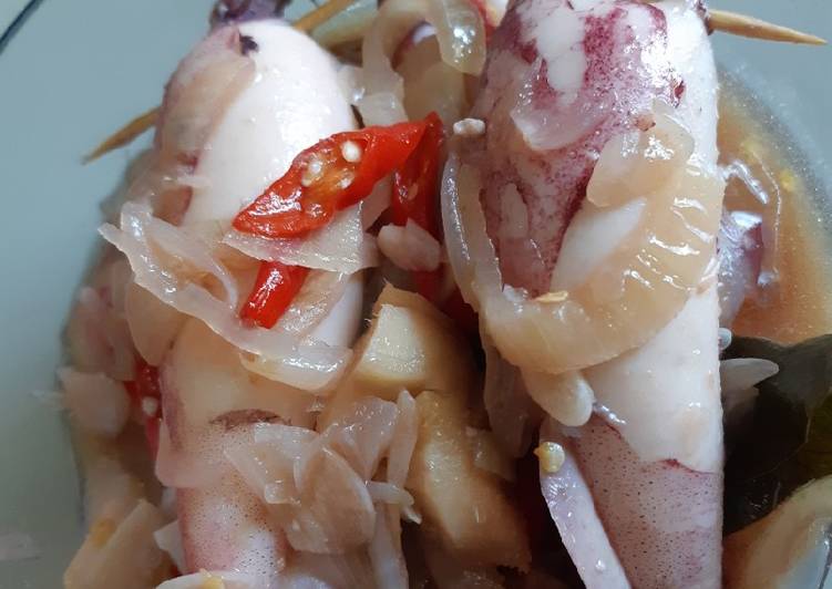 Resep Cumi Isi Tahu Telur si Montok yang Menggugah Selera