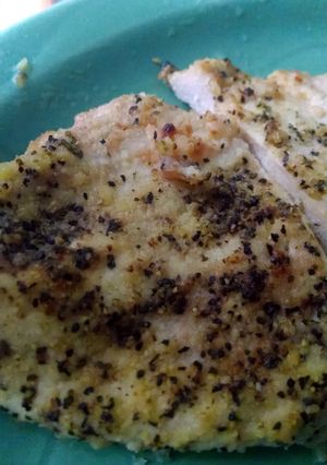 A picture of Breaded Lemon Pepper Chicken.