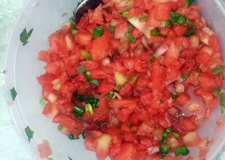 Recipe of Super Quick Homemade watermelon salsa