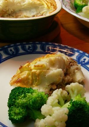 A picture of Baked Shepherd's Pie.