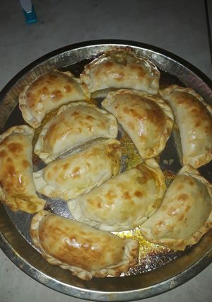 Una foto de Empanaditas y tarta de zuchini
