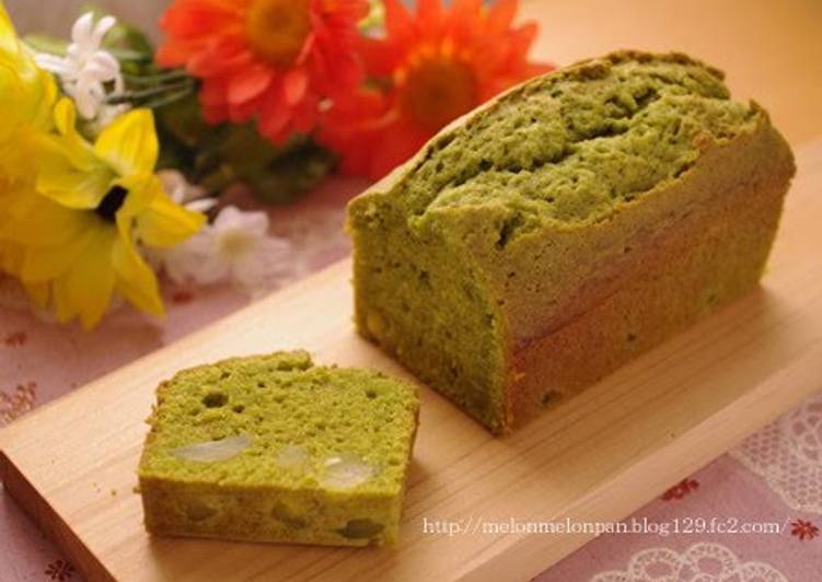 Easiest Way to Make Tasty Matcha Pound Cake with Sweet Chestnuts