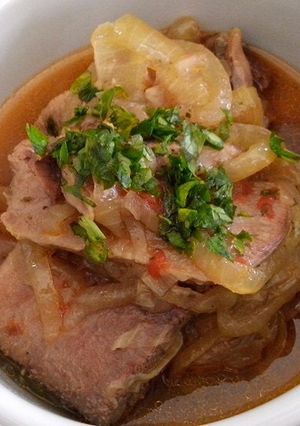 Una foto de Sopa de carne rápida