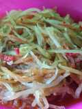 Tumis pepaya muda.