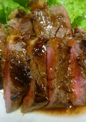 A picture of Fukushima Beef Steak.
