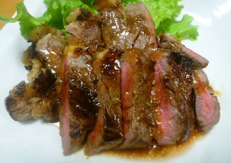 Steps to Prepare Homemade Fukushima Beef Steak