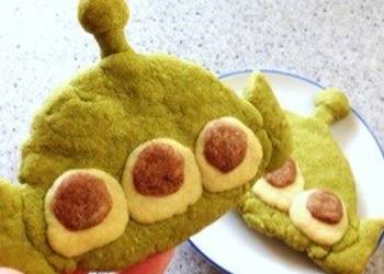 Unique Recipe Great for Halloween  Little Green Men Cookies Delicious Steady