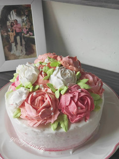 Foto resep Flower Buttercream Cake