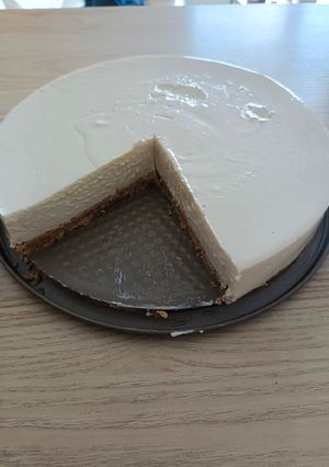Una foto de Tarta de queso fría