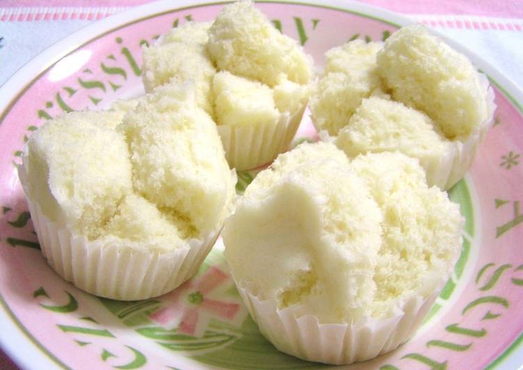 Recipe of Appetizing White Steamed Sponge Cake, Milk Flavor