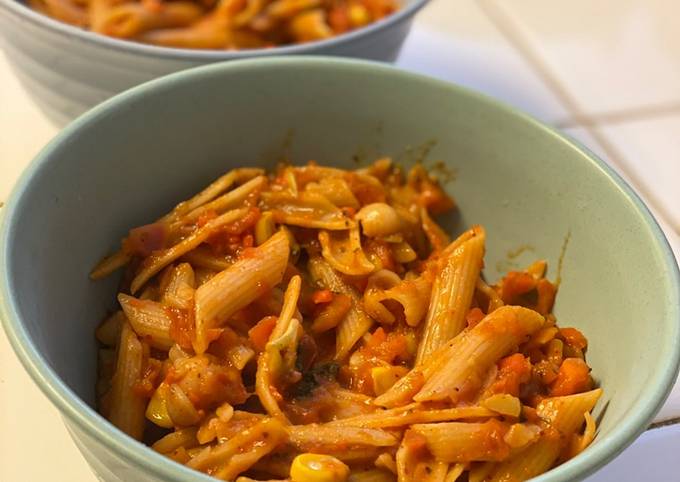 Recipe of Iconic Red Sauce Pasta for Healthy Food