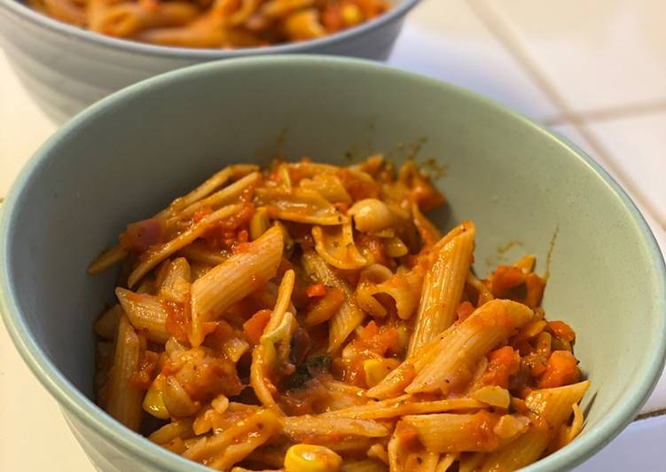 Simple Way to Make Homemade Red Sauce Pasta