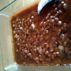 A picture of Bacon-Bean Casserole.