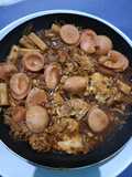 Tteokpoki Mujigae Sosis Telur