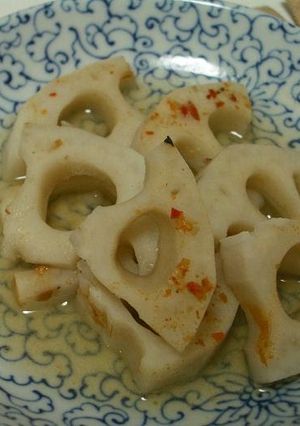 A picture of ★Lotus Root Simmered in Salt and Doubanjiang Paste☆.