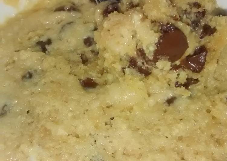 Easiest Way to Make Homemade Mandy luvs sweets Microwave Choco Chip Cookie