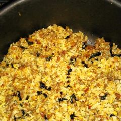 A picture of Spicy sausage fried rice.