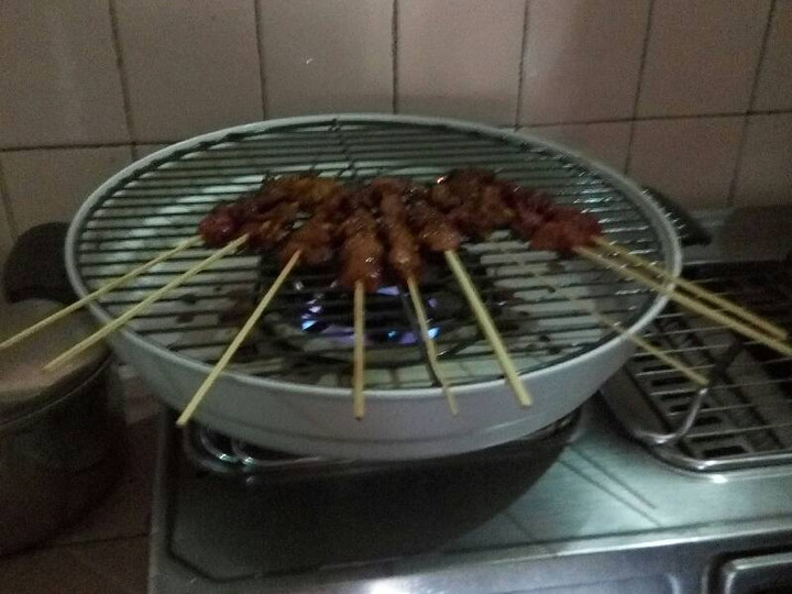 Cara Buat Sate Sapi Saus Bumbu Pecel Murah