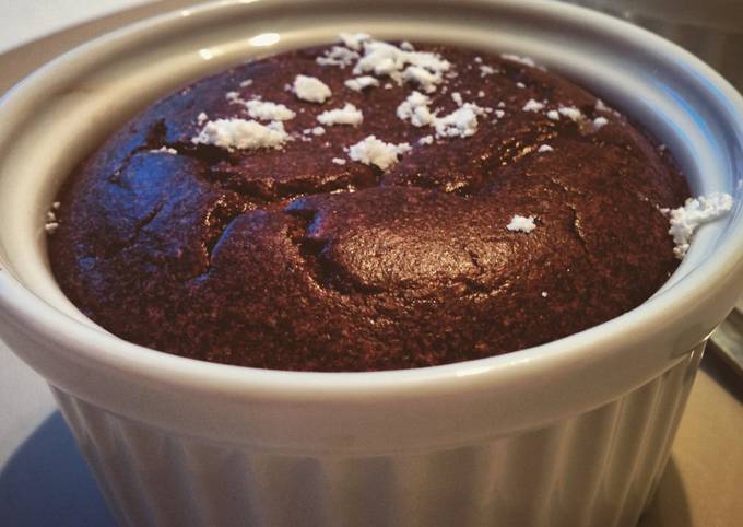 Chocolate-Cranberry French Soufflé