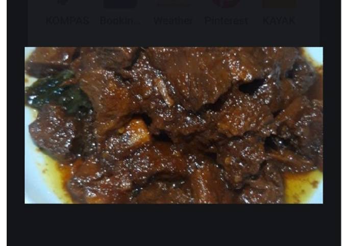 Tongseng daging (tanpa santan) khas jogjakarta