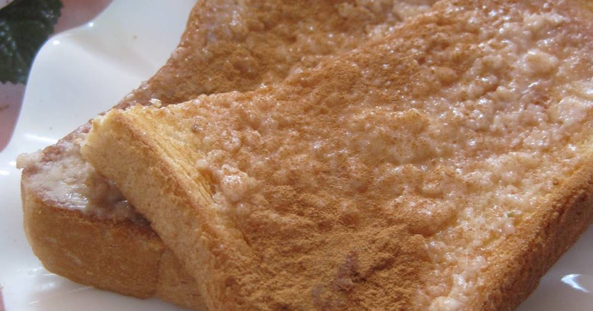 Sake Lees and Condensed Milk Toast Recipe by cookpad.japan Cookpad