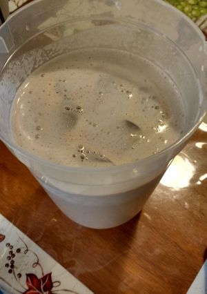A picture of Agua De Horchata!!.
