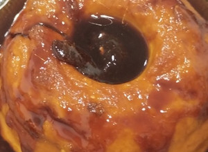 Una foto de Budín de sémola de trigo y caramelo